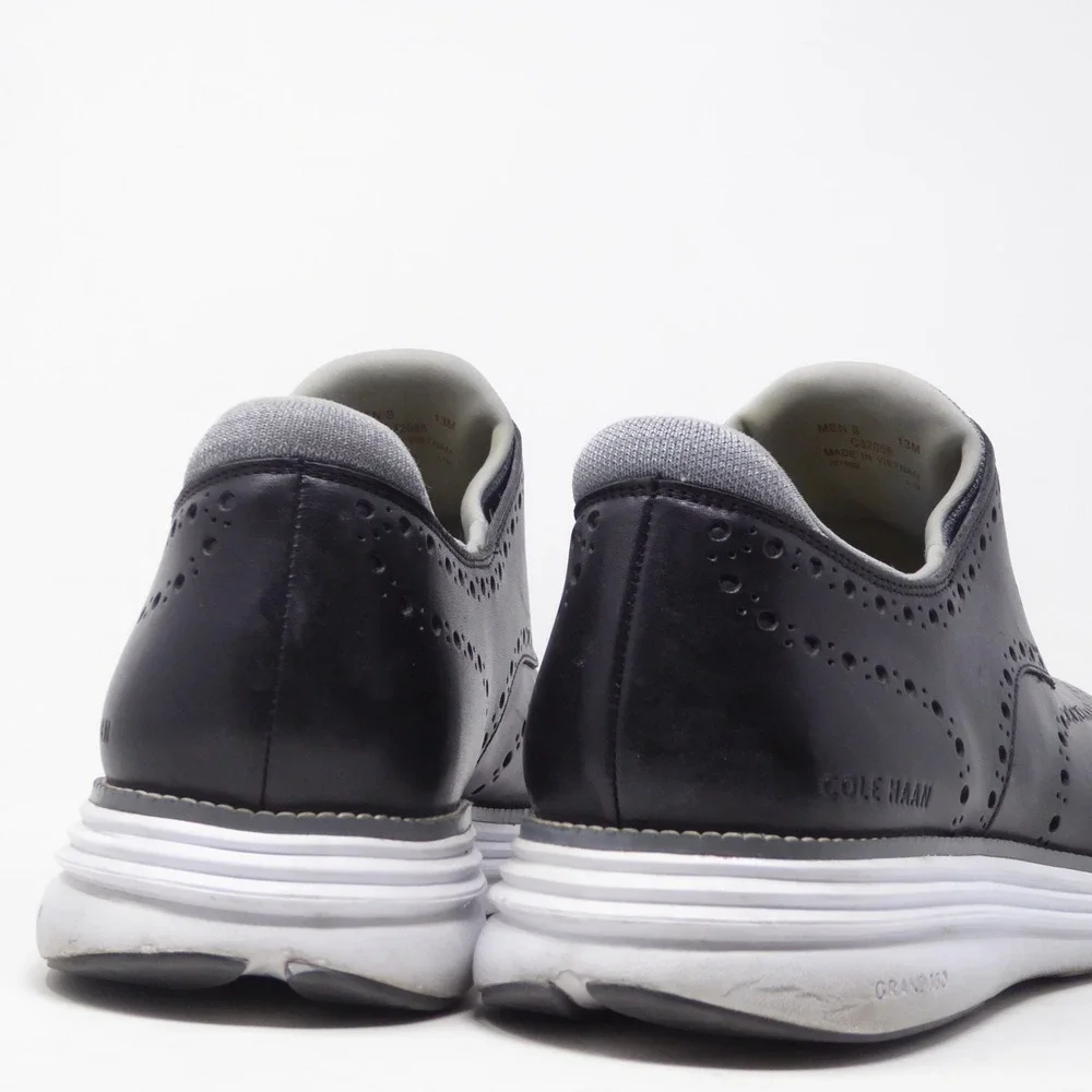 Cole Haan Mens OriginalGrand Ultra Wingtip Oxford Shoes Black C32058 Size 13